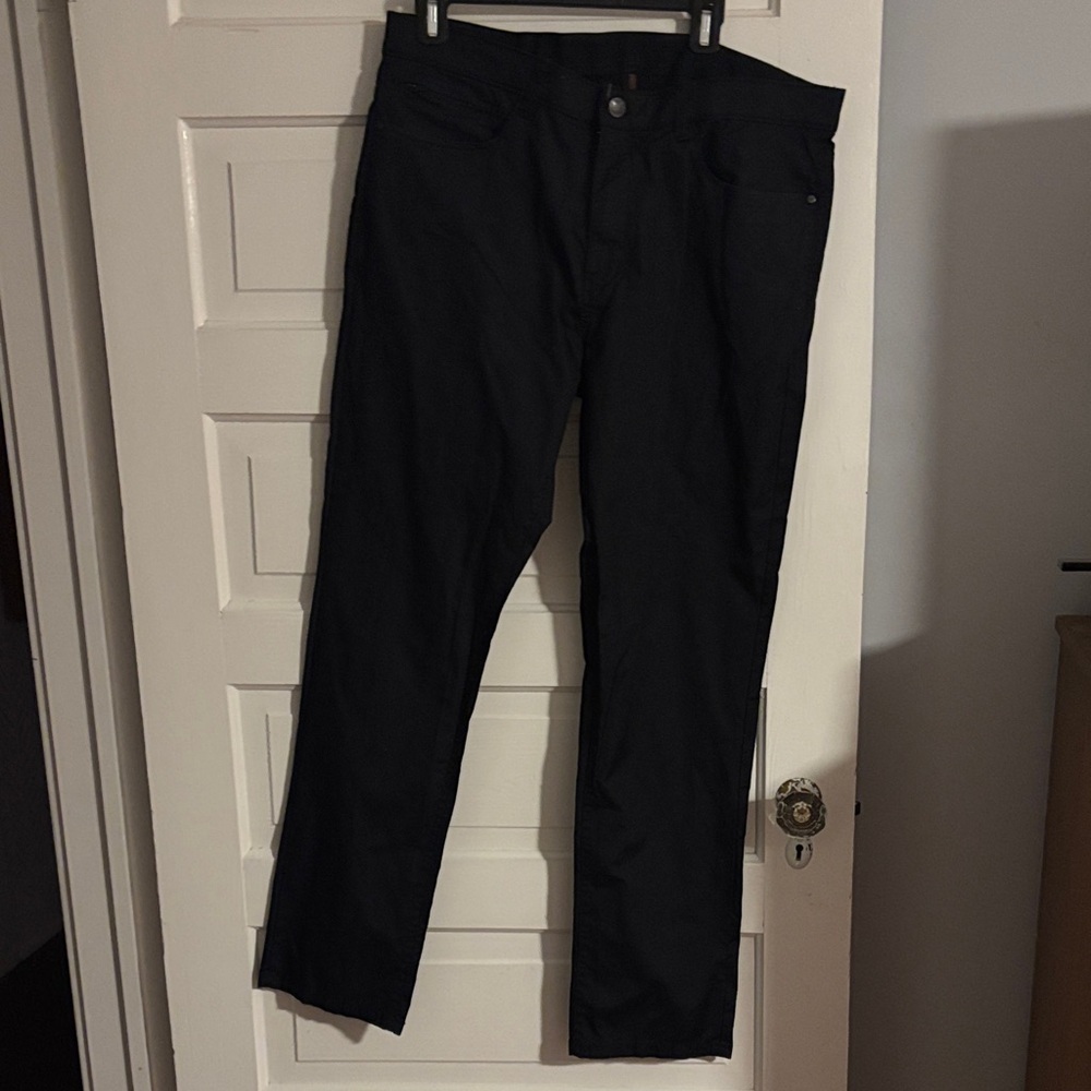 English Laundry Classic Black Straight-Leg Pants